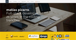 Desktop Screenshot of matiaspizarro.com