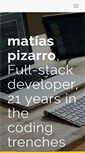 Mobile Screenshot of matiaspizarro.com